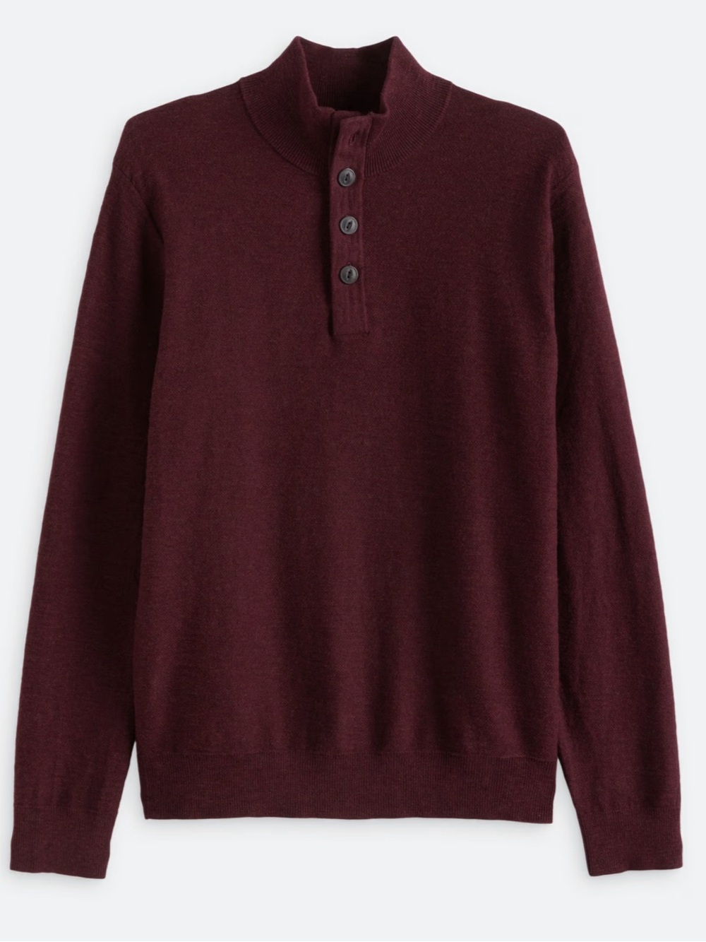 NWT Alesbury Riverside Button Mockneck Sweater